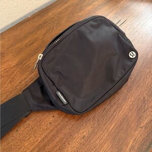 lululemon athletica Black nylon Bag